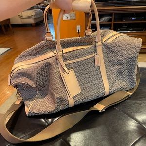 Coach Authentic Jaquard XL Travel Duffle Bag